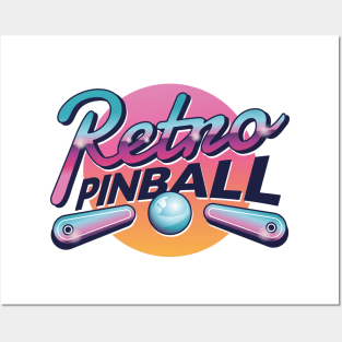 Retro Pinball Posters and Art